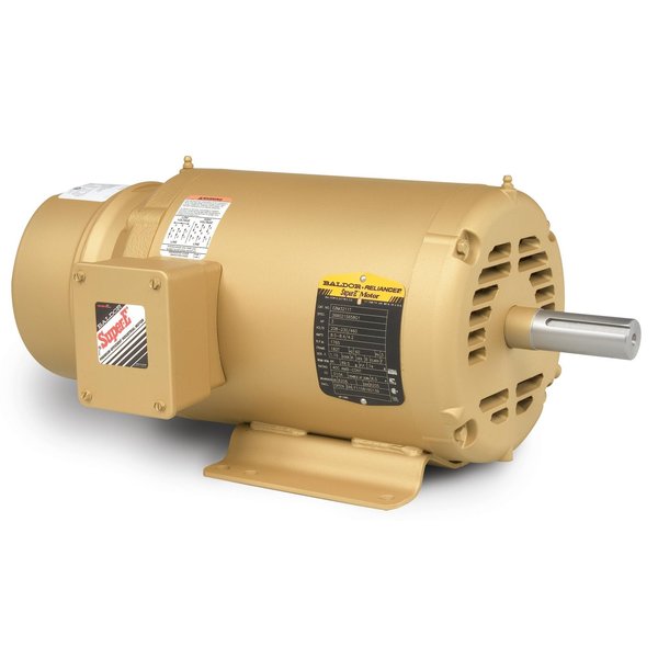 Baldor-Reliance 2Hp, 1725Rpm, 3Ph, 60Hz, 145T, Brake EBM3157T